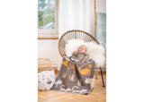 David Fussennegger | Juwel Baby Blanket | Brown Jungle