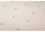 David Fussennegger | Juwel Baby Blanket | Pink Hearts Allover