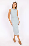 Sage the Label | The Baby Bud Stripe Dress | Blue Ivory