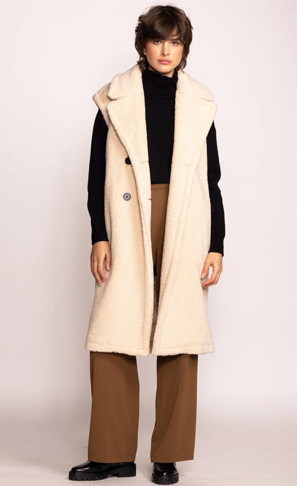Pink Martini | Teddy Vest | Beige