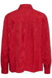 B. Young | Byflikka Button Up Blouse | Haute Red