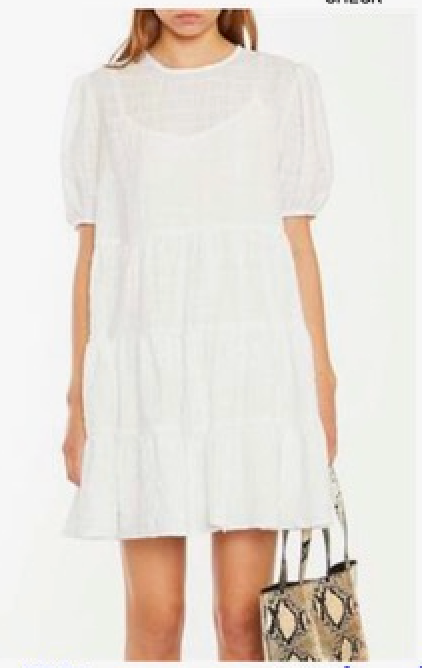 Glamorous | White Textured Dress