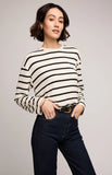 Gentle Fawn | Indy Long Sleeve Top | Cream Stripe