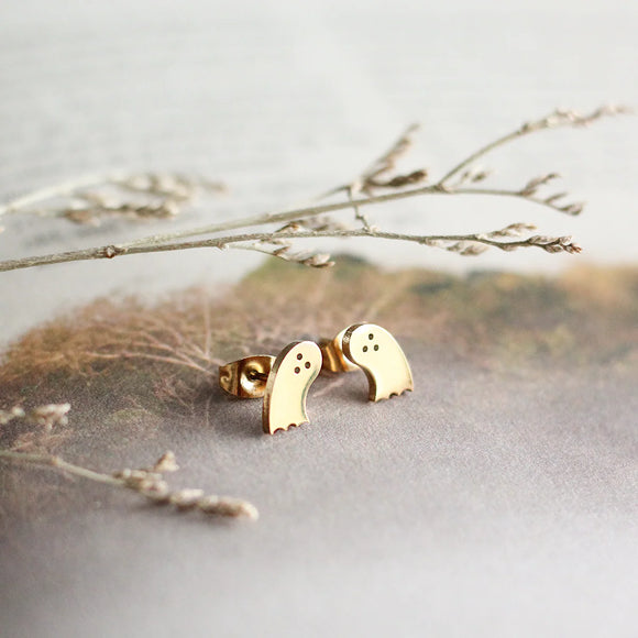 Birch Jewellery | Mini Ghost Earrings | Gold