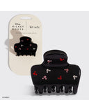 Kitsch | Mickey and Minnie Recycled Puffy Claw Clip | Black