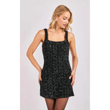 Sadie & Sage | Luster Sequin Black Mini Dress | AH4309