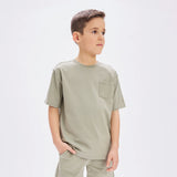 Miles the Label | Miles Basics Pocket Tee | Sage Green