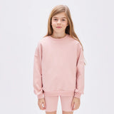 Miles the Label | Miles Basics Crew Sweatshirt | Light Pink