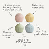 Mushie | Mix and Match Cupcake Toys