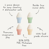 Mushie | Mix and Match Ice Cream Toys