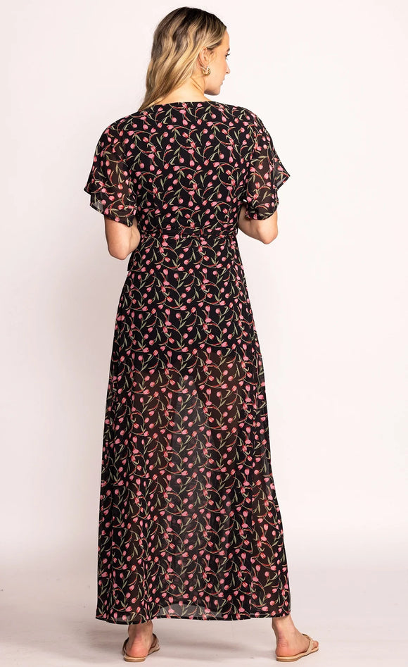 Pink Martini | The Vera Dress | Pink and Black