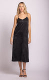 Pink Martini | Lula Satin Dress | Black