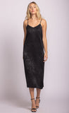 Pink Martini | Lula Satin Dress | Black