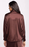 Pink Martini | Myla Brown Button Up Top