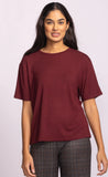 Pink Martini | Camilla Top | Burgundy