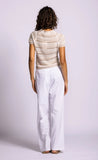 Pink Martini | Navajo Pants | White