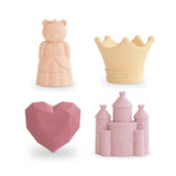 Mushie | Mold Free Bath Toy Play Set | 4 Pack