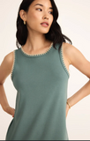 Z Supply | Delamer Whipstitch Rib Midi Dress | Sea Pine