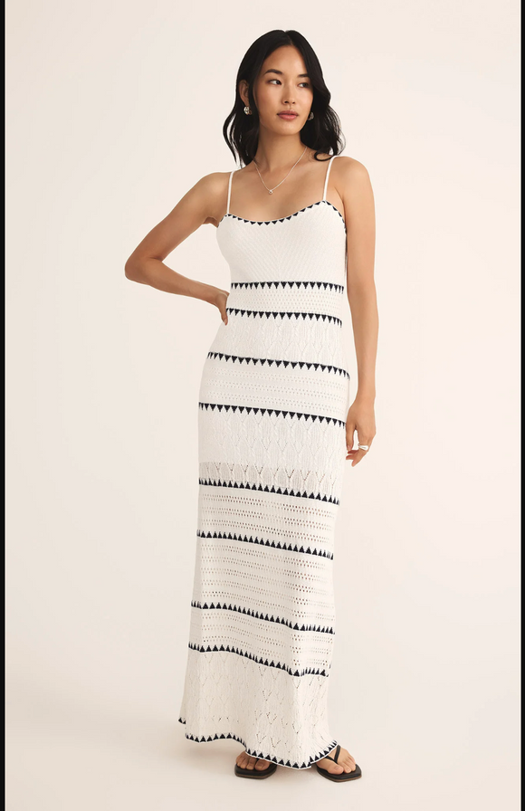 Z Supply | Catamaran Crochet Striped Maxi Dress