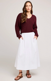 Gentle Fawn | Spencer V-Neck Knit Sweater | Merlot