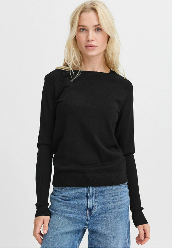 B. Young | Bymmorla Long Sleeve Cuff Shirt | Black