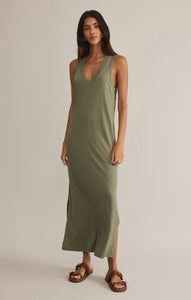 Z Supply | Palisades Midi Dress | Avocado