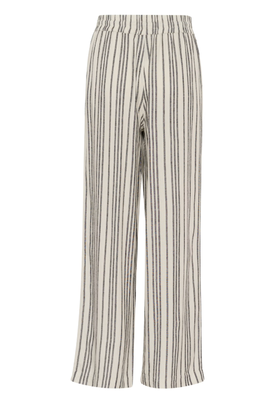 Kaffe | KAmilia Cropped Wide Pants | Moonstruck Black
