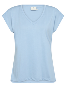 Kaffe | KAlise T-Shirt | Soft Chambray