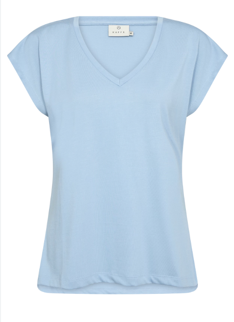 Kaffe | KAlise T-Shirt | Soft Chambray