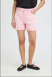 Ichi | Ihavena Denim Shorts | Cameo Pink