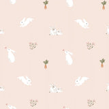 Kyte Baby | Zippered Footie Sleeper | Blush Rabbit