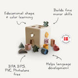 Mushie | Shape Sorting Box