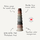 Mushie | Stacking Cups Toy