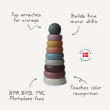 Mushie | Stacking Rings Toy