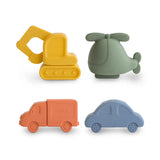 Mushie | Mold Free Bath Toy Play Set | 4 Pack