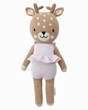 Cuddle + Kind | Violet the Fawn | 20" Hand Knit Doll