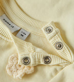 Name It | Yellow Flower Sweatshirt | Pear Sorbet