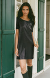 Z Supply | London Faux Leather Dress | Black