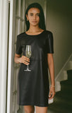 Z Supply | London Faux Leather Dress | Black