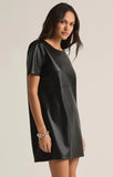 Z Supply | London Faux Leather Dress | Black