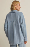 Z Supply | All Day Knit Denim Jacket | Ocean Air Indigo