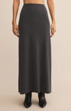 Z Supply | Demure Maxi Skirt | Charcoal Heather Grey | ZK253272