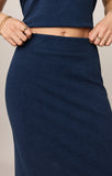 Z Supply | Gail Jersey Midi Denim Skirt