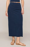 Z Supply | Gail Jersey Midi Denim Skirt