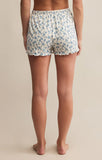 Z Supply | Amour Disty Floral Short | Crystal Blue