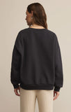 Z Supply | Oversized Espreso Martini Sweatshirt | Black Sand