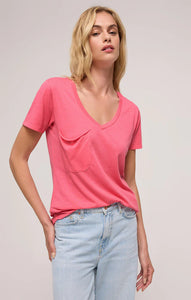 Z Supply | Pocket Tee | Island Pink