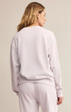 Z Supply | Boyfriend Cotton Sweatshirt | Lavender Ice