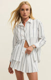 Z Supply Active | Rolling Hills Button Up Shirt | White
