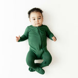 Kyte Baby | Zippered Footie Sleeper | Evergreen